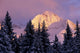Chugach Mtns Bathed Alpenglow Wall Decal