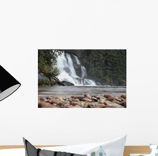 Scenic Lake Creek Falls Wall Decal