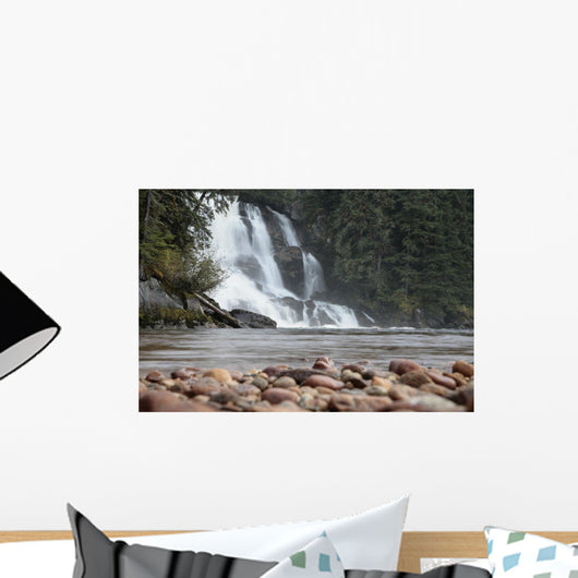 Scenic Lake Creek Falls Wall Decal