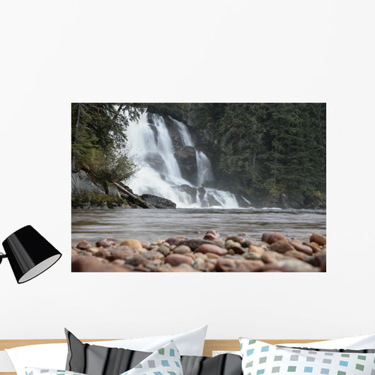 Scenic Lake Creek Falls Wall Decal
