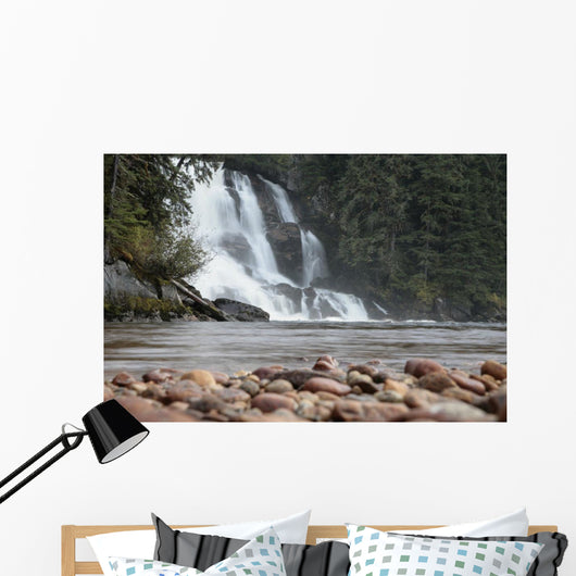 Scenic Lake Creek Falls Wall Decal