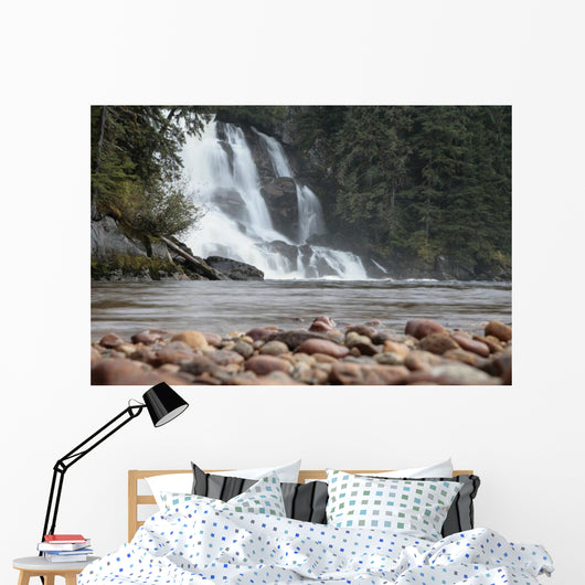 Scenic Lake Creek Falls Wall Decal