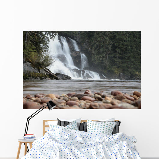 Scenic Lake Creek Falls Wall Decal