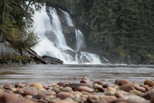 Scenic Lake Creek Falls Wall Decal