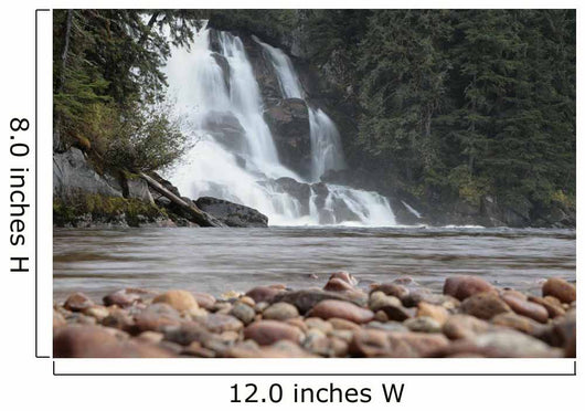 Scenic Lake Creek Falls Wall Decal