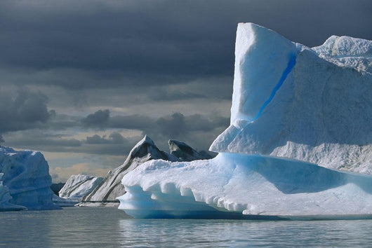 Icebergs Harlequin Lake Summer Wall Decal