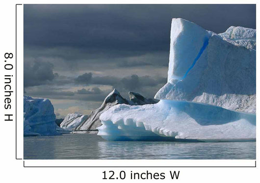 Icebergs Harlequin Lake Summer Wall Decal
