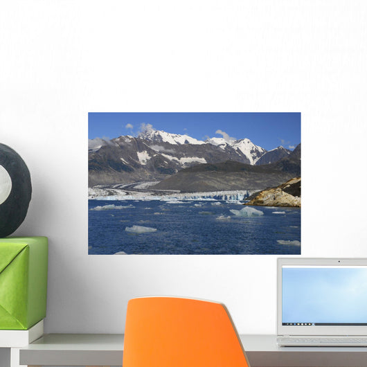 Scenic Columbia Glacier Prince Wall Decal Design 1