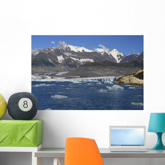Scenic Columbia Glacier Prince Wall Decal Design 1