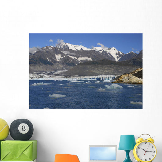 Scenic Columbia Glacier Prince Wall Decal Design 1