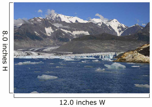 Scenic Columbia Glacier Prince Wall Decal Design 1
