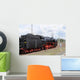 Historic Steam Train at Station Wall Mural