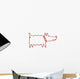 Dog Hanger Wall Decal