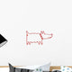 dog hanger Wall Decal