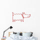 dog hanger Wall Decal
