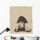 the vector Napoleon Bonaparte head Wall Mural
