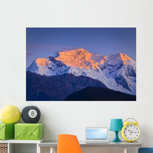 Alpenglow Mount Blackburn Sunrise Wall Decal