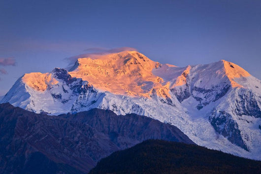 Alpenglow Mount Blackburn Sunrise Wall Decal