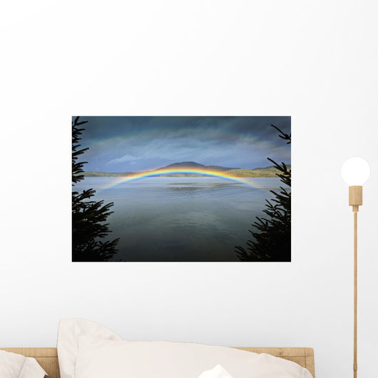 Low Arching Rainbow over Wall Decal