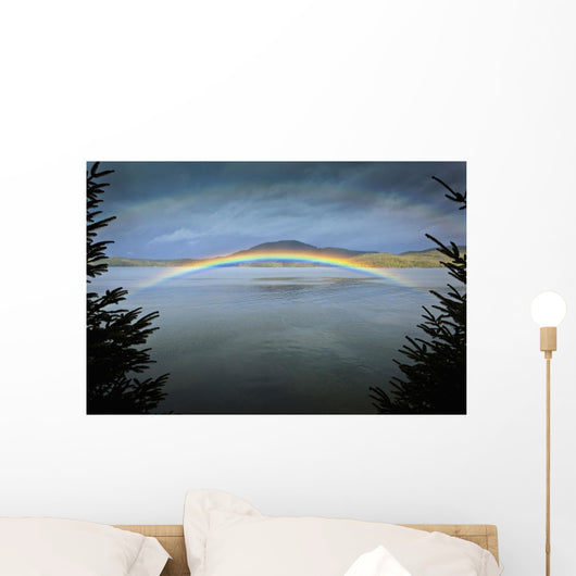 Low Arching Rainbow over Wall Decal