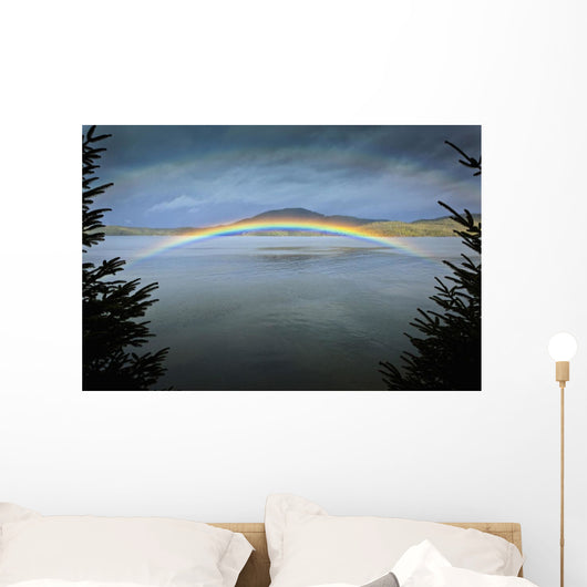 Low Arching Rainbow over Wall Decal