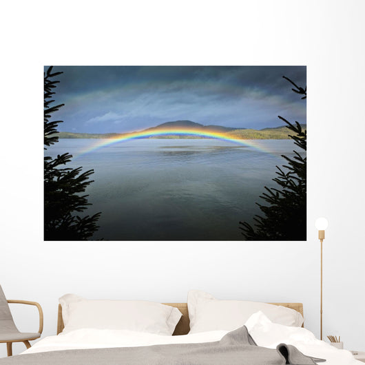 Low Arching Rainbow over Wall Decal