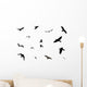 Silhouettes Birds Wall Decal Sticker Set