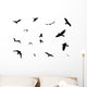 Silhouettes Birds Wall Decal Sticker Set