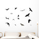 Silhouettes Birds Wall Decal Sticker Set
