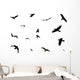 Silhouettes Birds Wall Decal Sticker Set