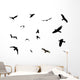 Silhouettes Birds Wall Decal Sticker Set