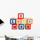 I Love Mom on White with Path Wall Decal
