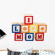I Love Mom on White with Path Wall Decal