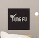 Kung Fu Black Wall Decal