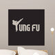 Kung Fu Black Wall Decal