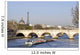 A barge on the river Seine Wall Mural