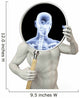 Magnifier X-ray Wall Decal