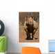 Black Rhinoceros Wall Mural