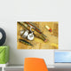 antique lures, rod and reel Wall Mural