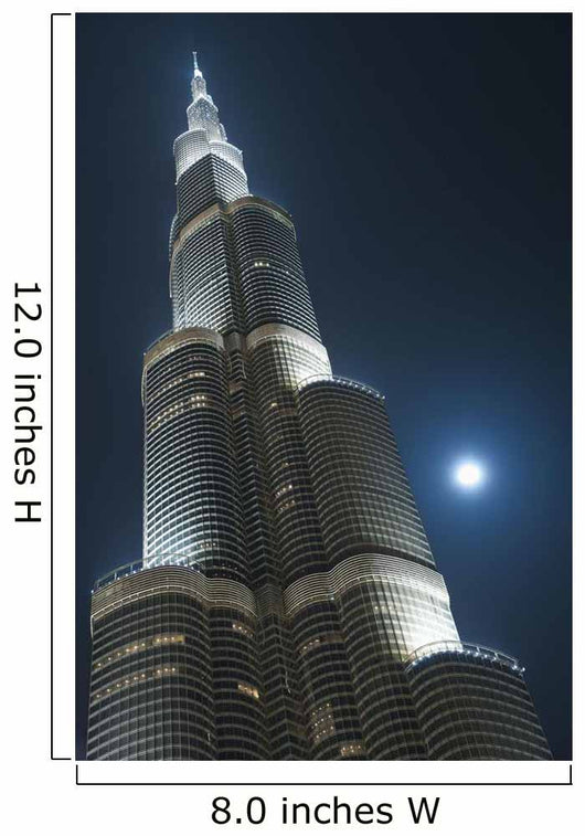 Dubai Uaemoon and Moving Wall Decal