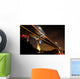 Hong Kong night, Ting Kau Bridge Wall Mural