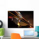 Hong Kong night, Ting Kau Bridge Wall Mural