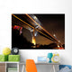 Hong Kong night, Ting Kau Bridge Wall Mural