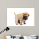 Beige Puppy Sharpei Wall Decal
