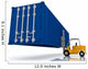 loader lifts container Wall Decal
