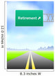 Retirement Highway Sign Wall Mural
