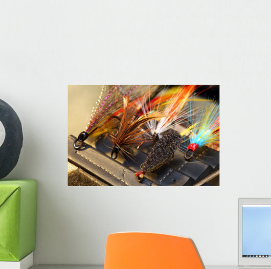 Fly Fishing Lure Wall Mural