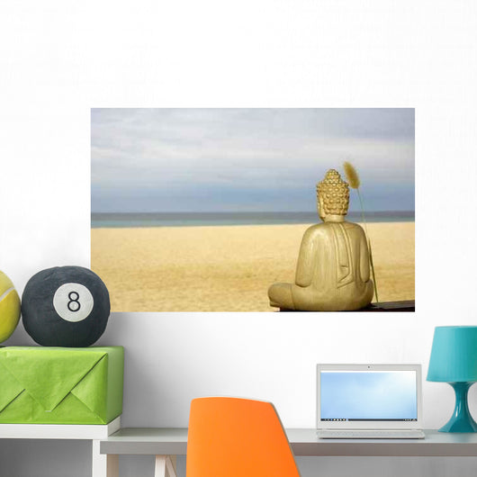 Bouddhameditation-mer Wall Decal Design 2
