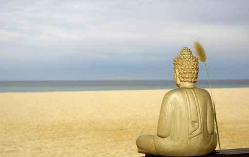 Bouddhameditation-mer Wall Decal Design 2