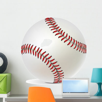 Baseball Ball shown on a wall